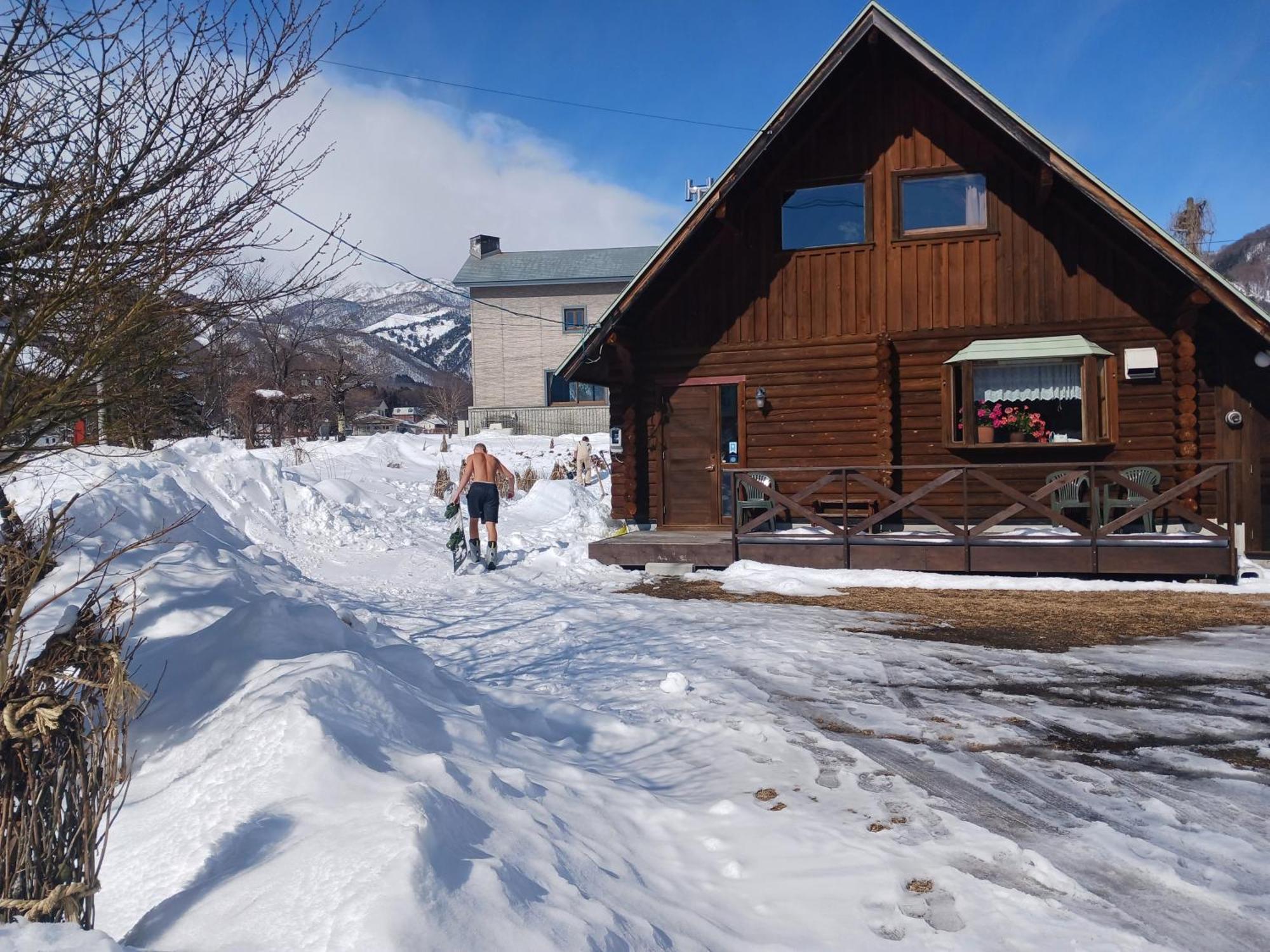 Log Cottage Villa Happo Хакуба Екстер'єр фото